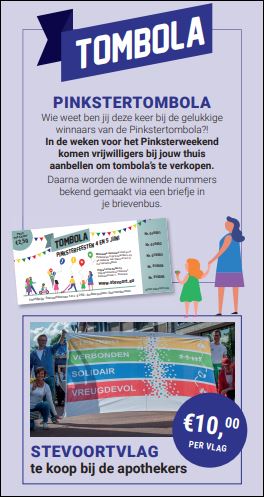 pf flyer tombola en vlag